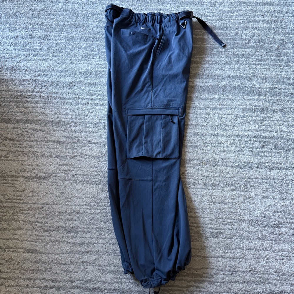 Nike ACG Women's Wide Leg Cargo Pants - Navy Blue - Picture 2 of 7